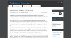 Desktop Screenshot of processexecutive.com