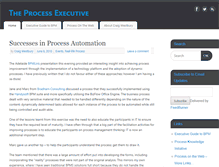 Tablet Screenshot of processexecutive.com